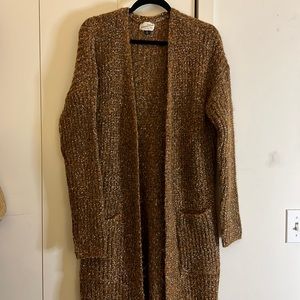 Long duster cardigan